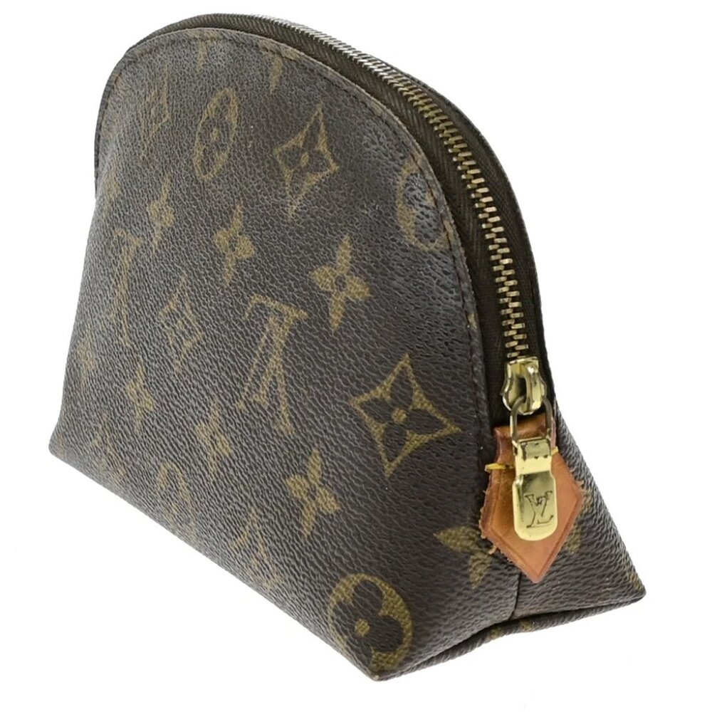 LOUIS VUITTON Pochette Cosmetic Pouch Bag Monogram Leather BN M47515 60YH030 - Picture 8 of 14